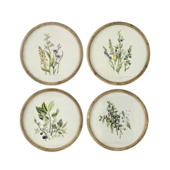 Flora Round Prints (Set of 4)