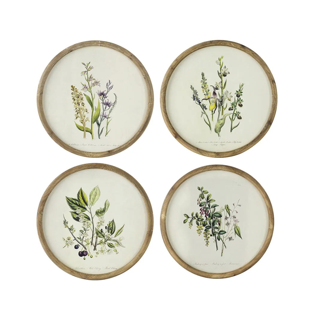 Flora Round Prints (Set of 4)