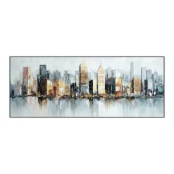 Gold Foil Cityscape
