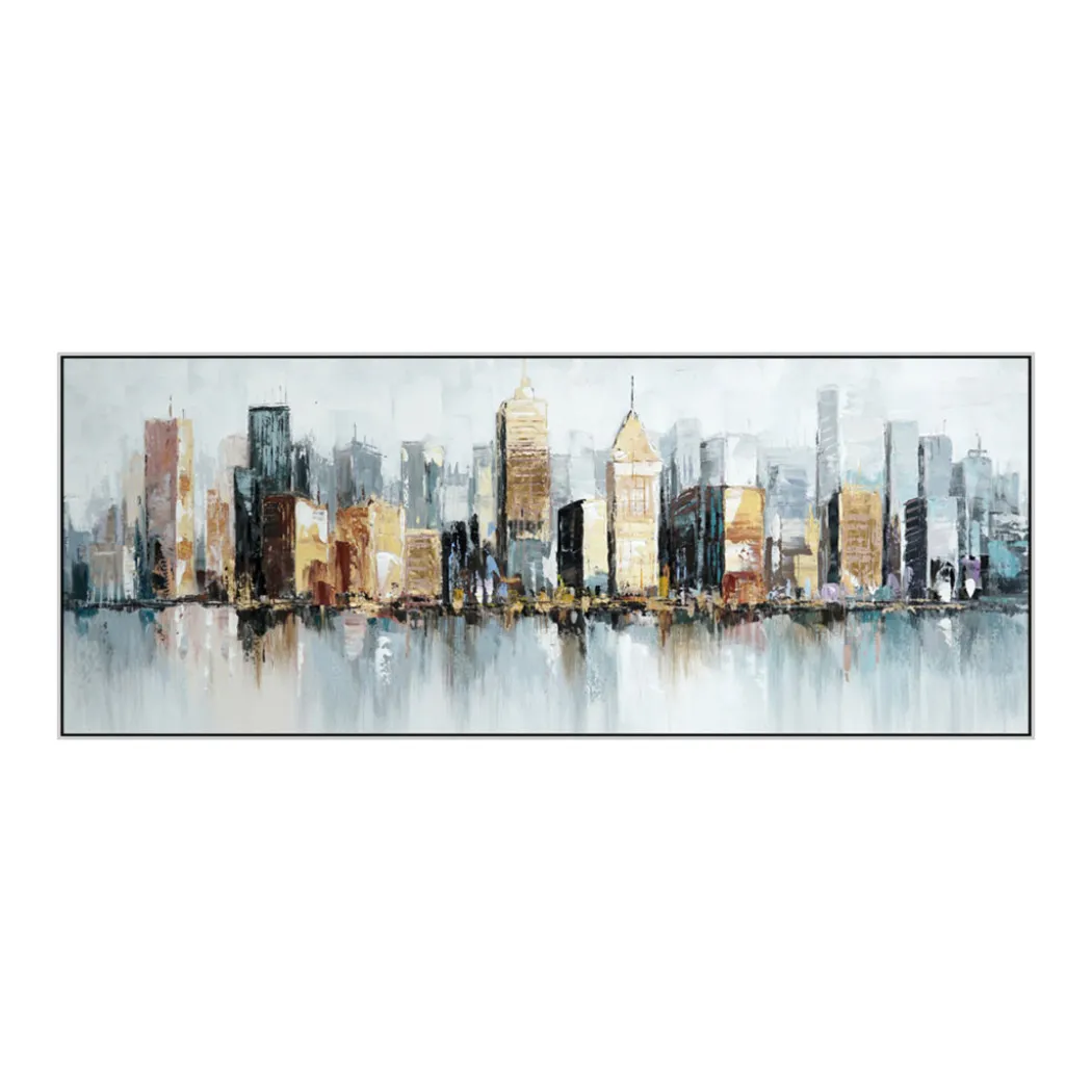Gold Foil Cityscape