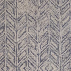 Gramercy Blue Heather Herringbone