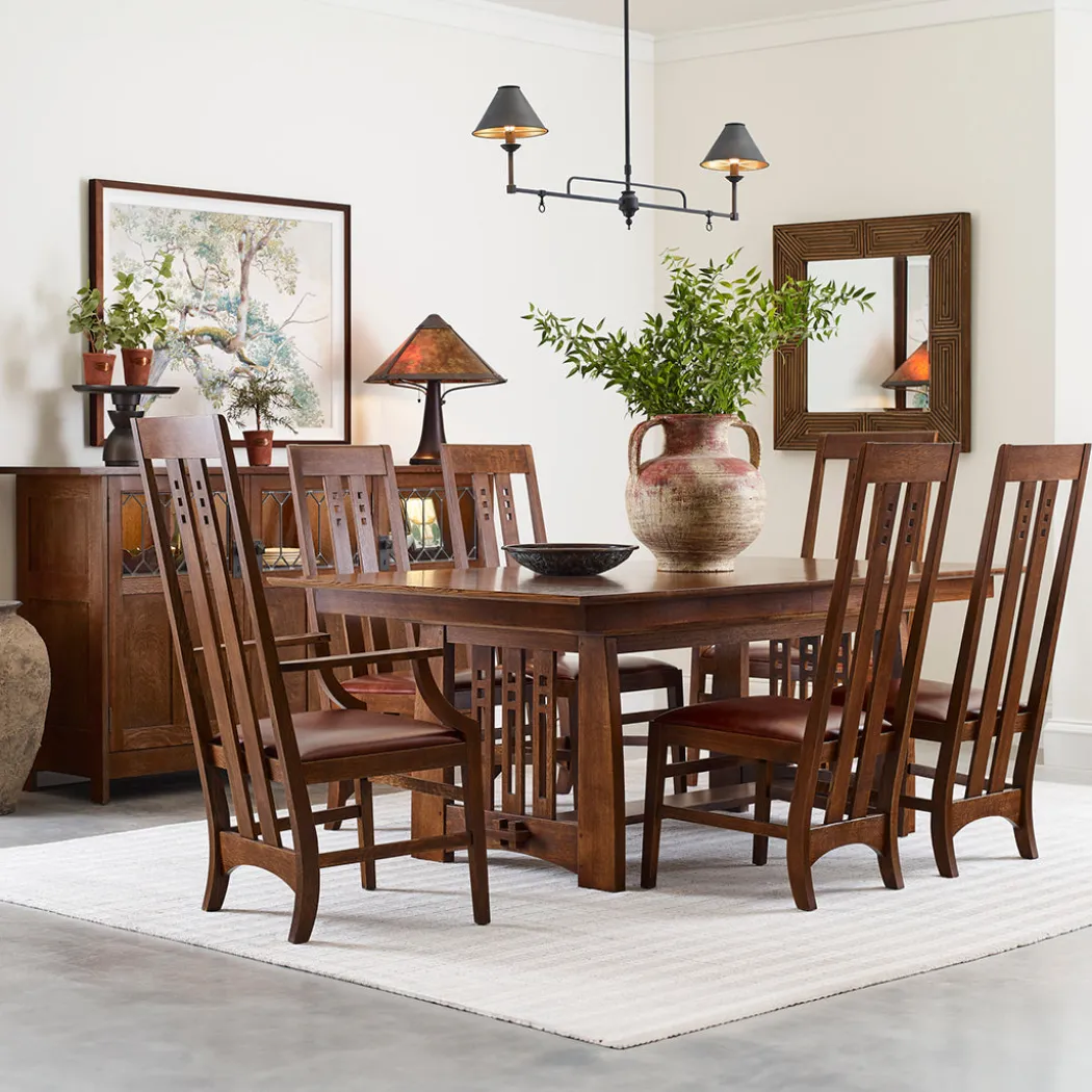 Highlands Trestle Table with Leaves