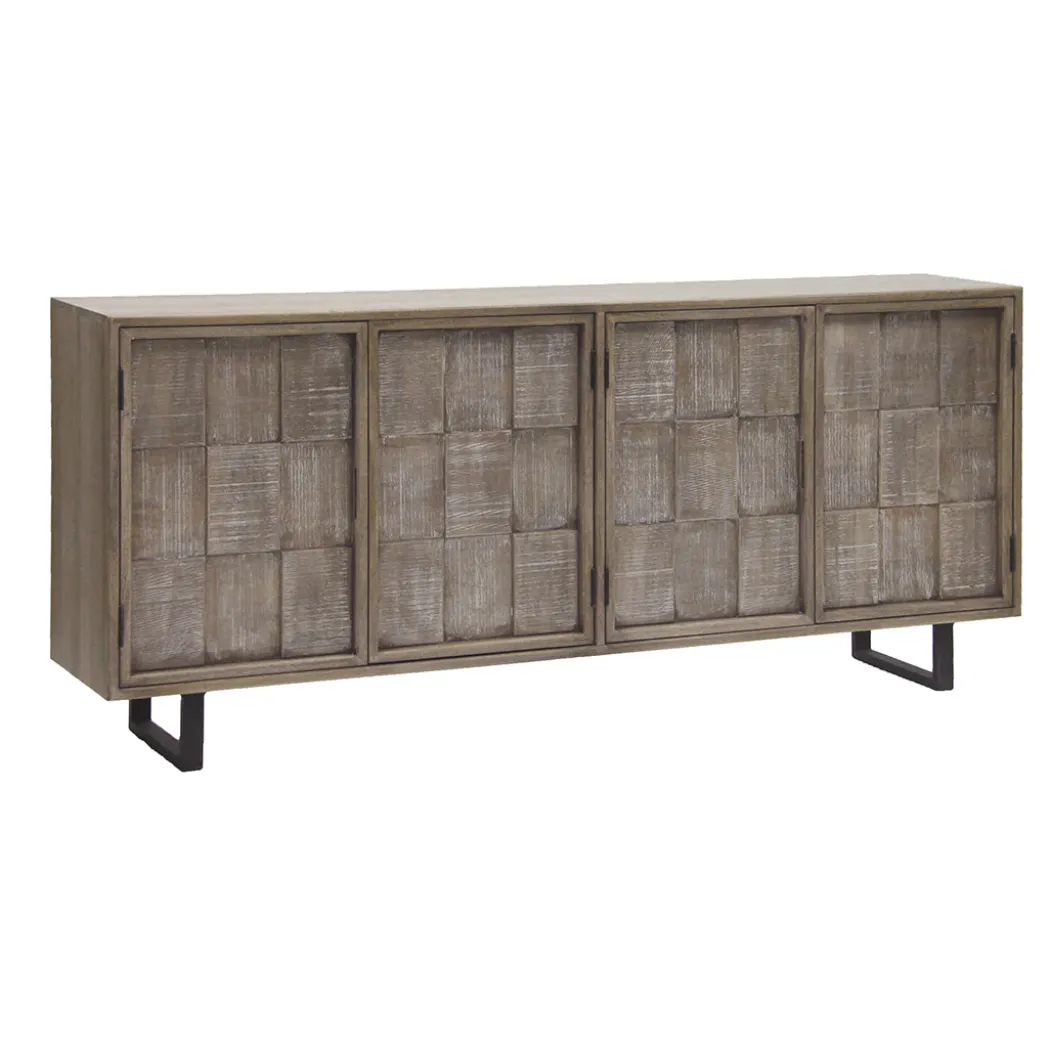Ivory Bay Media Console - 78 Inches