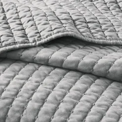 Keaton Gray Coverlet Set