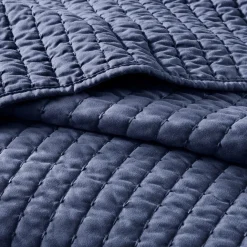 Keaton Navy Coverlet Set
