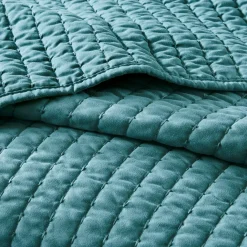 Keaton Teal Coverlet Set