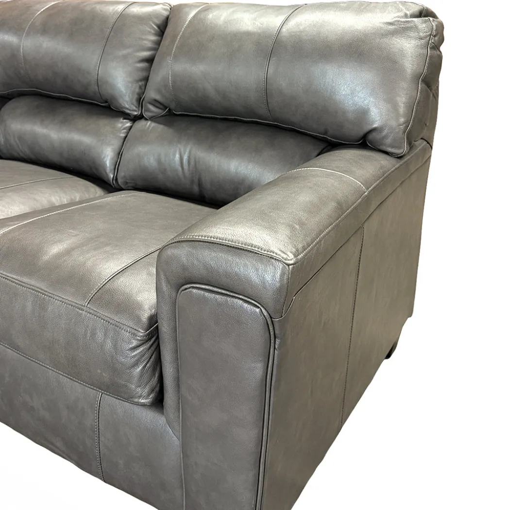 Lacey Leather Loveseat