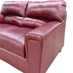 Lacey Leather Loveseat