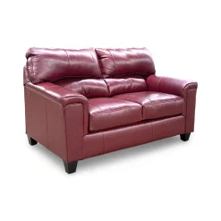 Lacey Leather Sofa and Loveseat