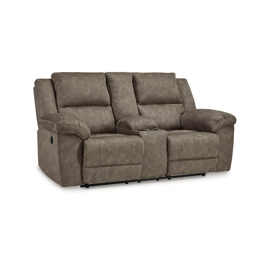 Laresview Reclining Loveseat with Console