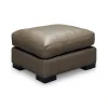 Layla Leather Ottoman