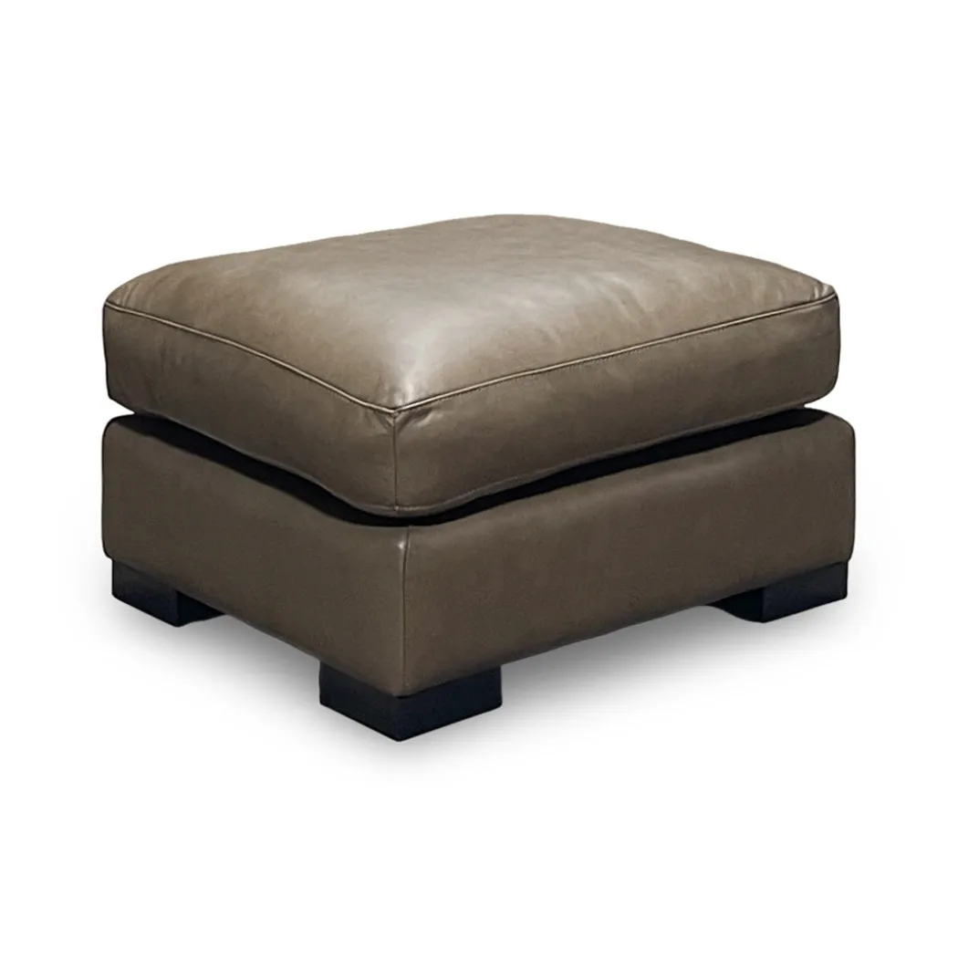 Layla Leather Ottoman