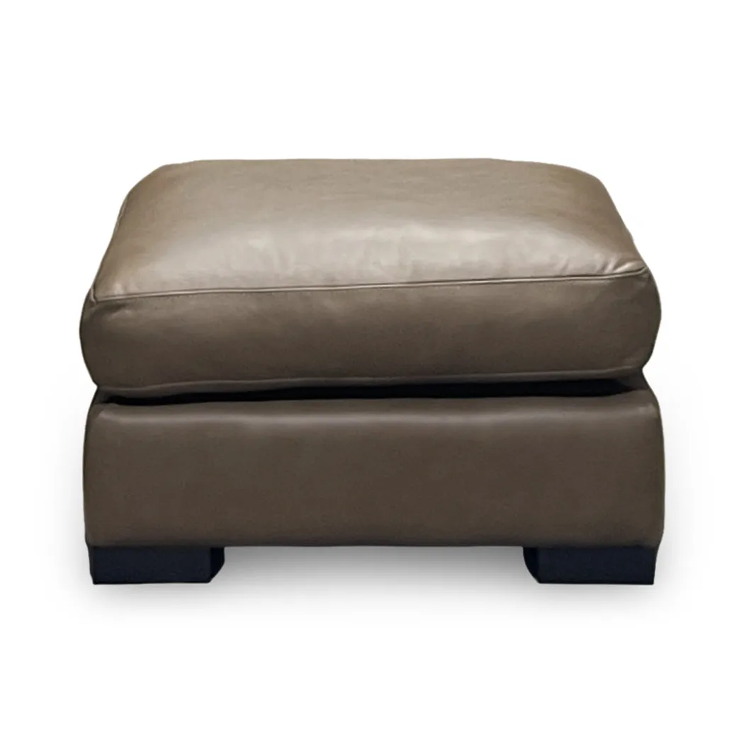 Layla Leather Ottoman