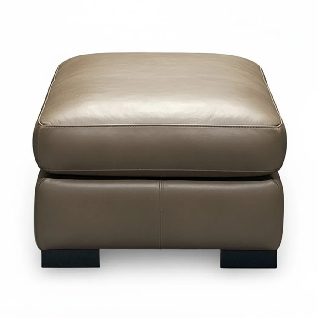 Layla Leather Ottoman