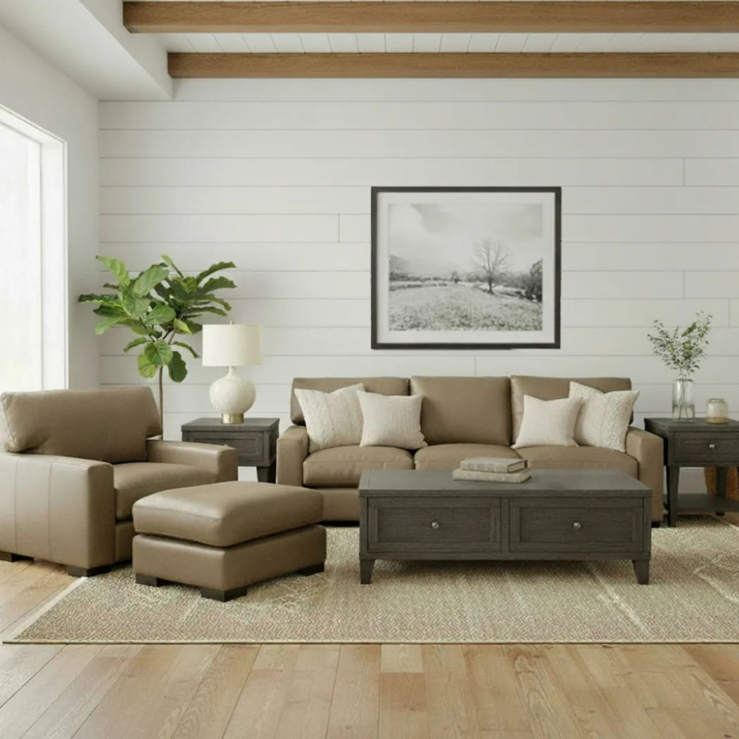 Layla Leather Sofa