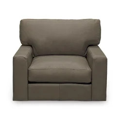 Layla Leather Swivel Chair