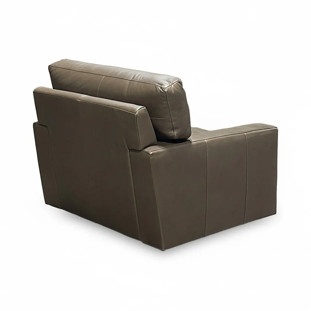 Layla Leather Swivel Chair