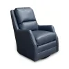 Lisa Leather Swivel Glider