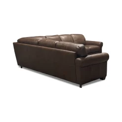 Livorno Leather Sectional II with Ottoman