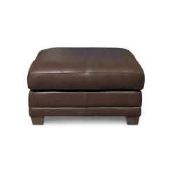 Livorno Leather Sectional I with Ottoman