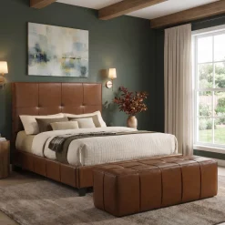 Luna Upholstered Bed - Queen