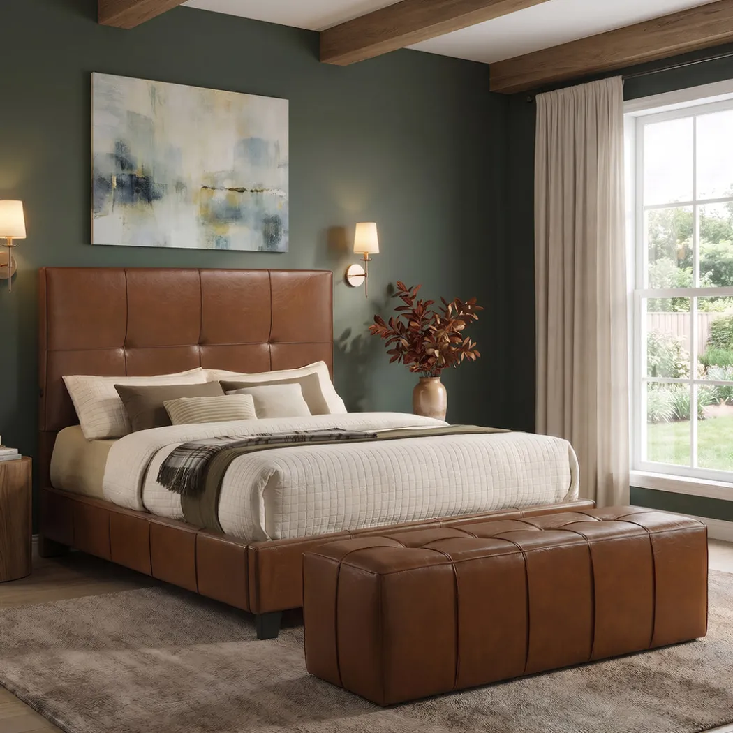 Luna Upholstered Bed - Queen