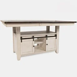 Madison County High-Low Table - White
