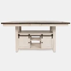 Madison County High-Low Table - White