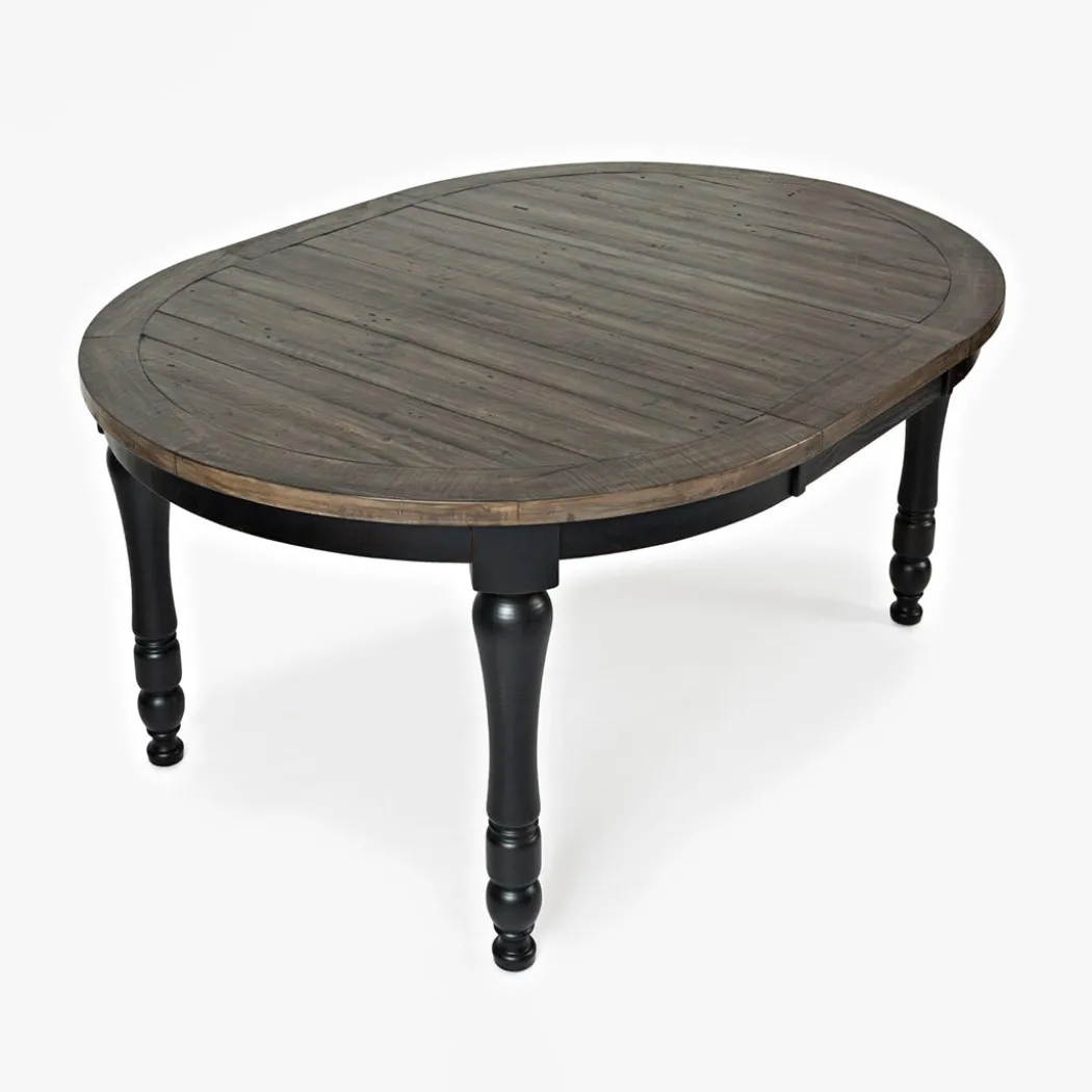Madison County Oval Dining Table - Black