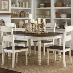 Madison County Oval Table - White