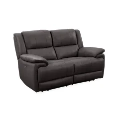 Madrid Leather Power Reclining Loveseat