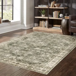 Malibu Olive Washable Rug