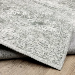 Malibu Platinum Washable Rug