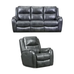Marquis Power Sofa and Rocker Recliner