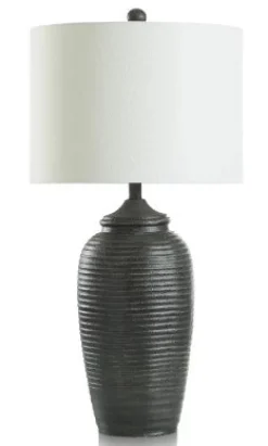 Matte Black Table Lamp