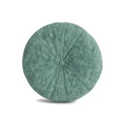 Minka Caribbean Blue Round Accent Pillow