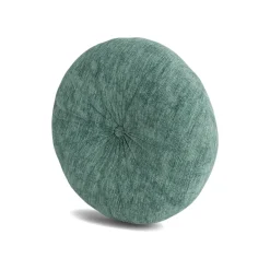 Minka Caribbean Blue Round Accent Pillow