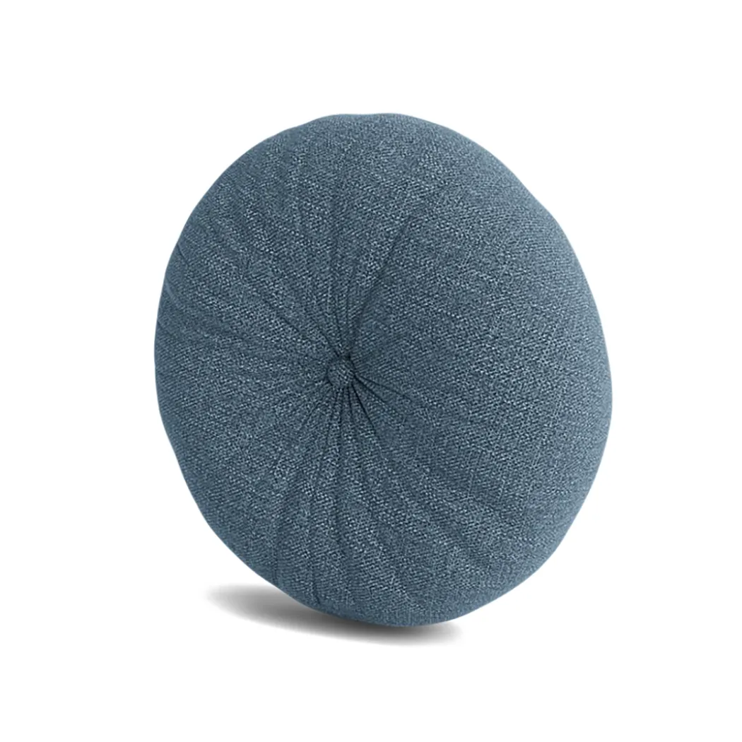 Minka French Blue Round Accent Pillow