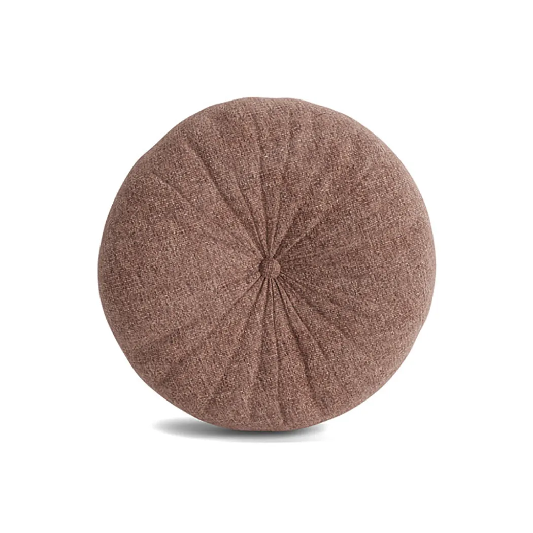 Minka Pink Round Accent Pillow