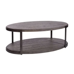 Modern View Oval Cocktail Table