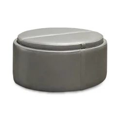 Montana Leather Storage Ottoman