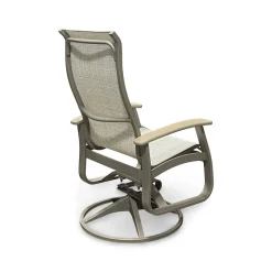 Montego Outdoor Sling Swivel Chair