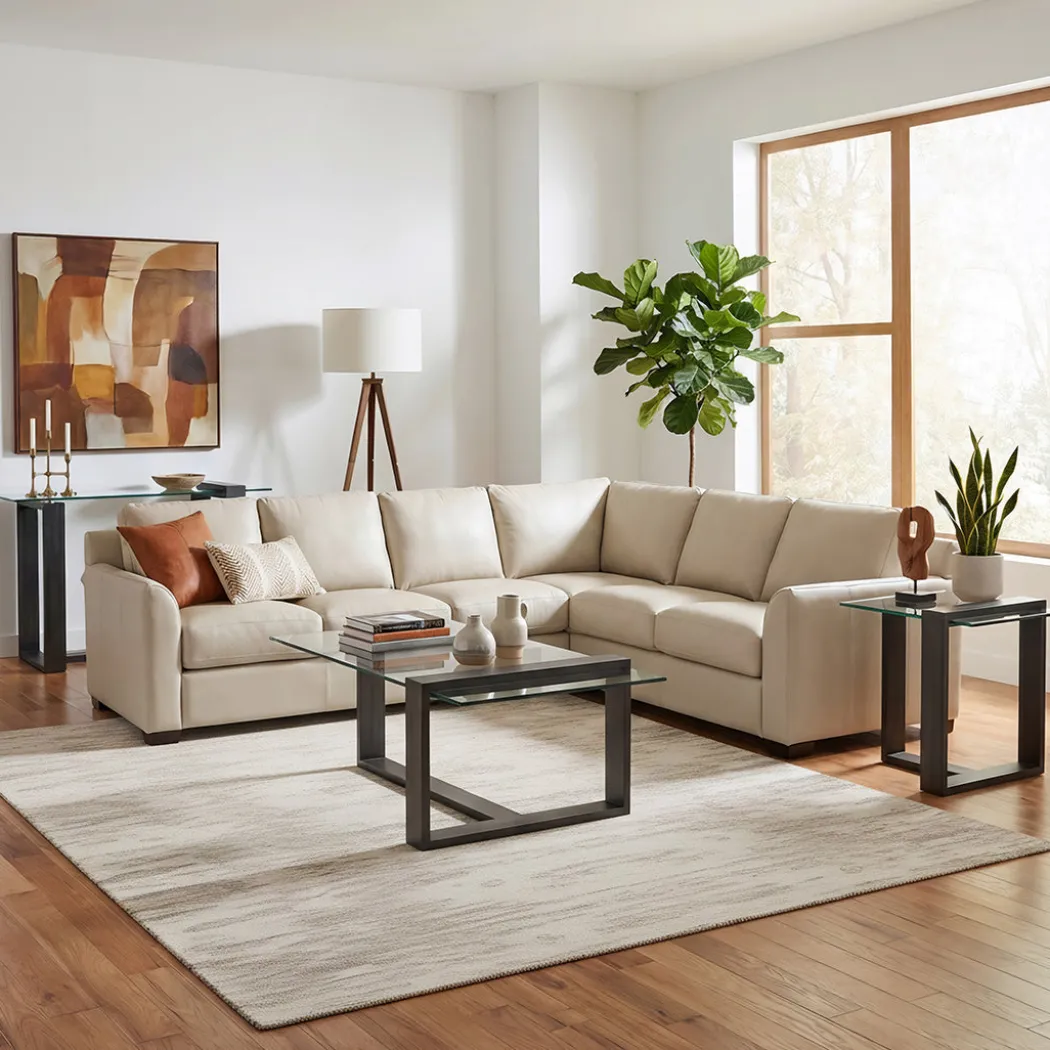Montreal Leather Sectional