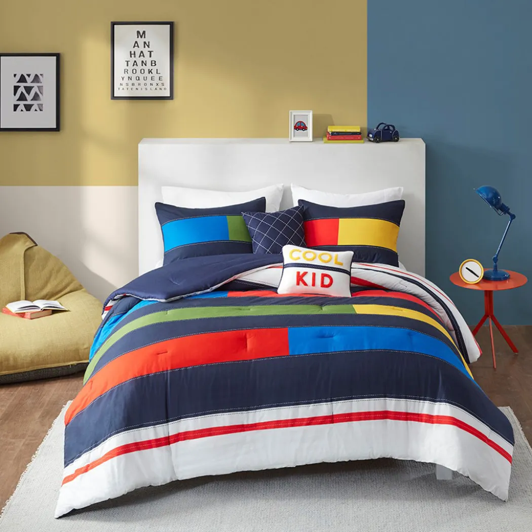 Morris Stripe Comforter Set