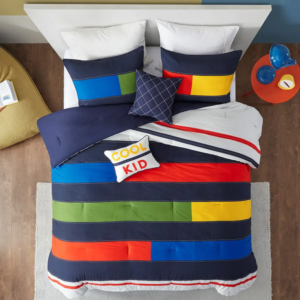Morris Stripe Comforter Set