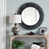 Onyx Round Mirror