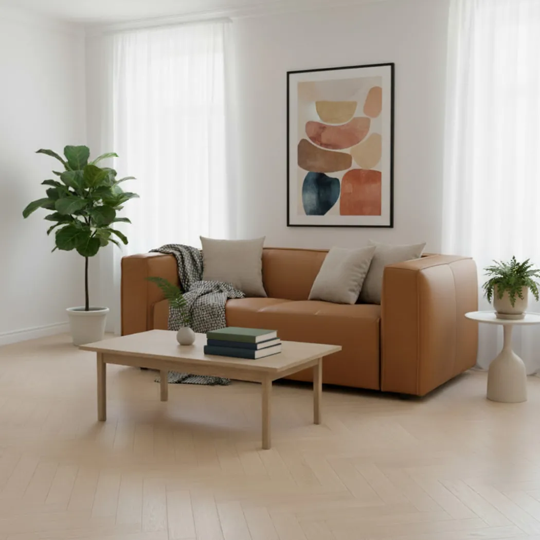 Oslo Leather Loveseat