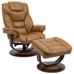 Oslo Manual Swivel Recliner with Ottoman