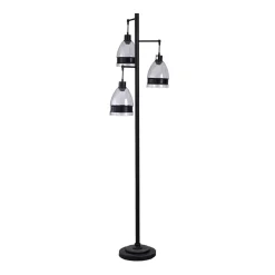 Painted Black Floor Lamp