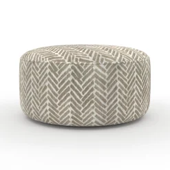 Passageway Round Cocktail Ottoman